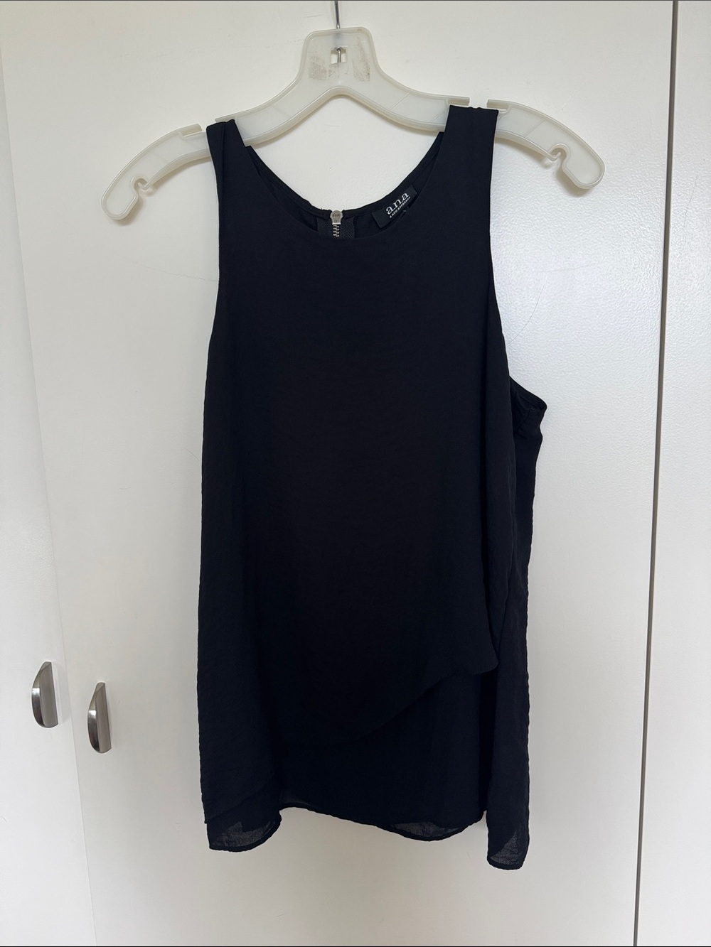Black Layered Sleeveless Camisole